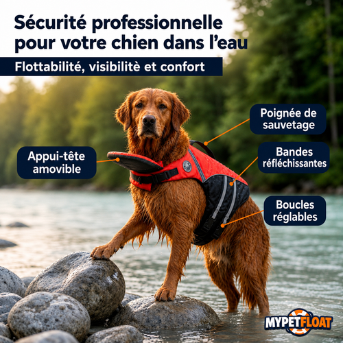 MyPetFloat® Gilet de sauvetage pour chien